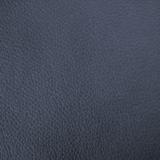 Navy Solid Faux Leather