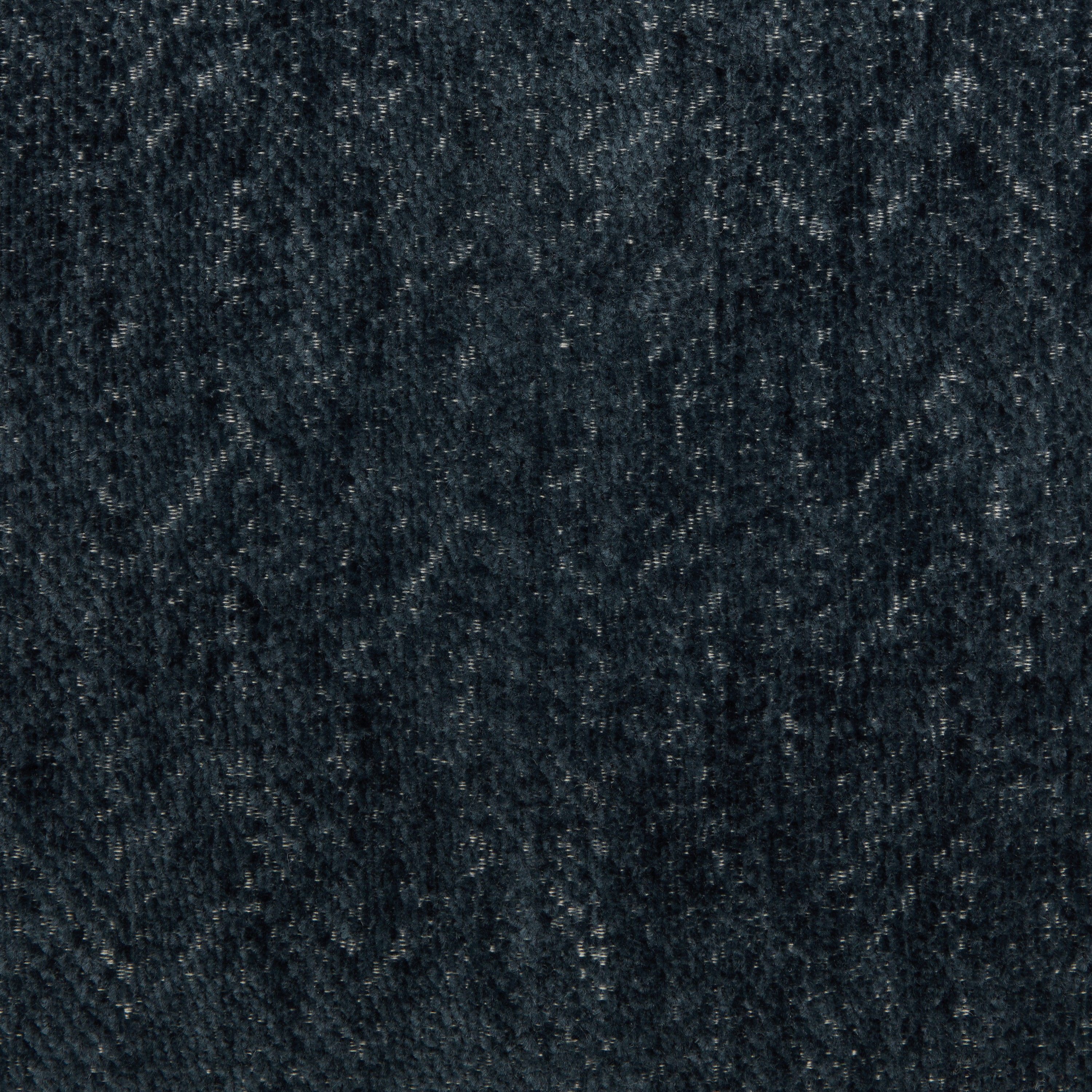 Charcoal Blue Herringbone Chenille