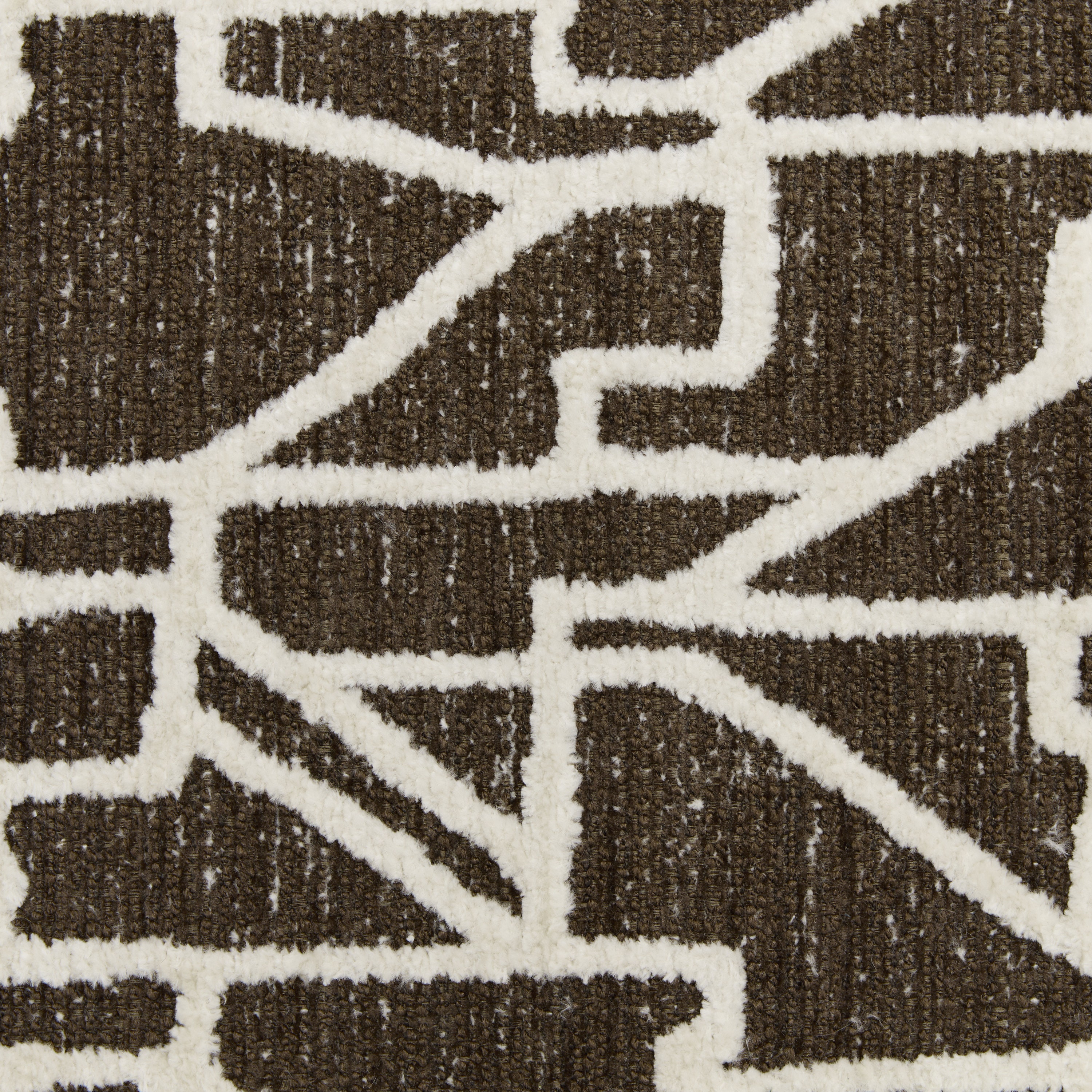 Geometric Jacquard Greige