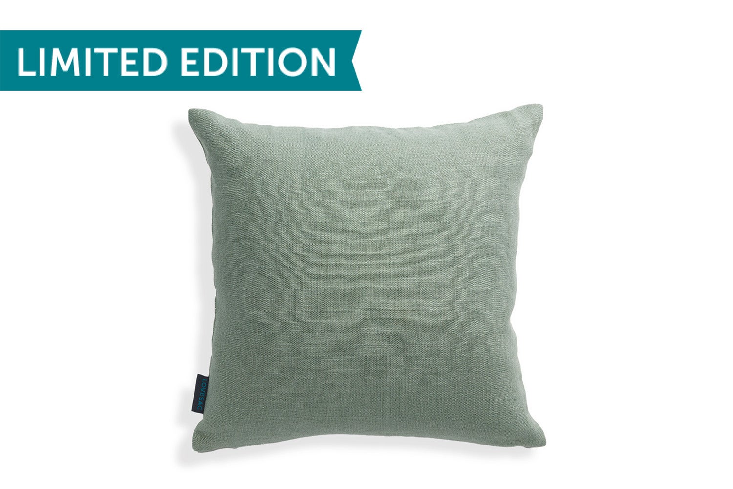 Lovesac 18x18 Throw Pillow Cover Sage Linen