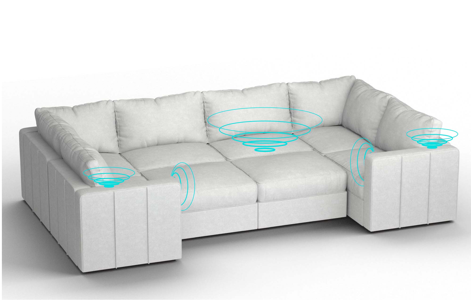Lovesac 8 store seats 10 sides