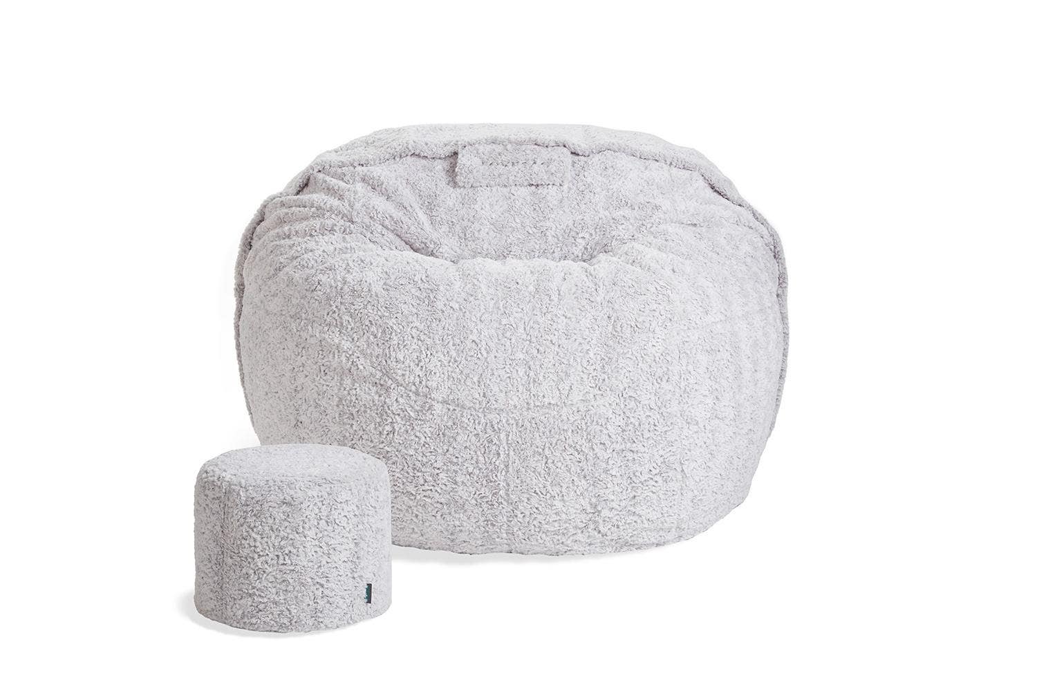 Lovesac The BigOne Bundle Squattoman in Reversible Sterling