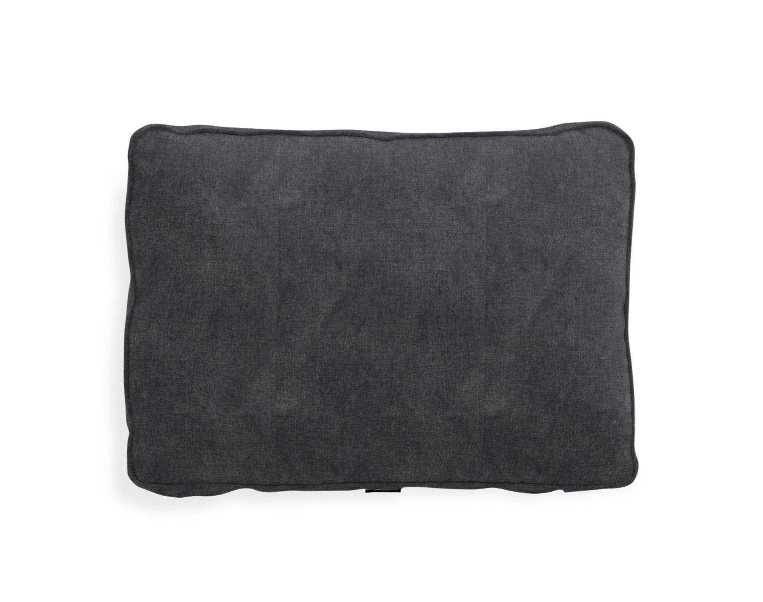 Deep Back Pillow Cover Charcoal Grey Corded Velvet