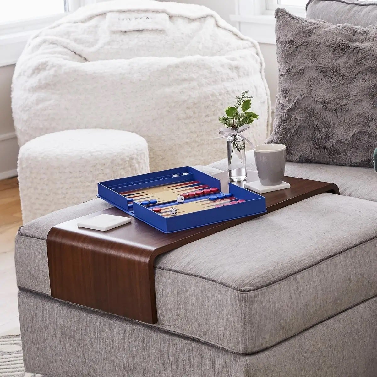 Lovesac shop ottoman table