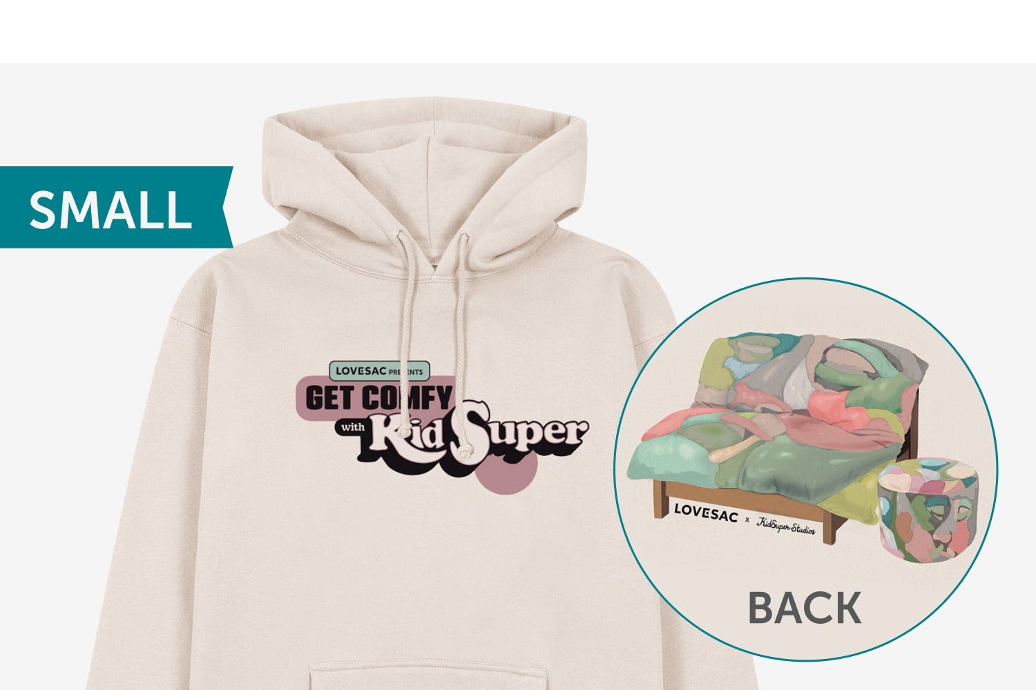 Sweatshirt: Get Comfy with Lovesac and KidSuper Studios - S