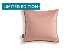 18x18 Throw Pillow Cover: Desert Blush Ultra Velvet
