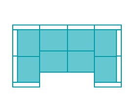Lovesac 8 Seats 10 Sides Sactional