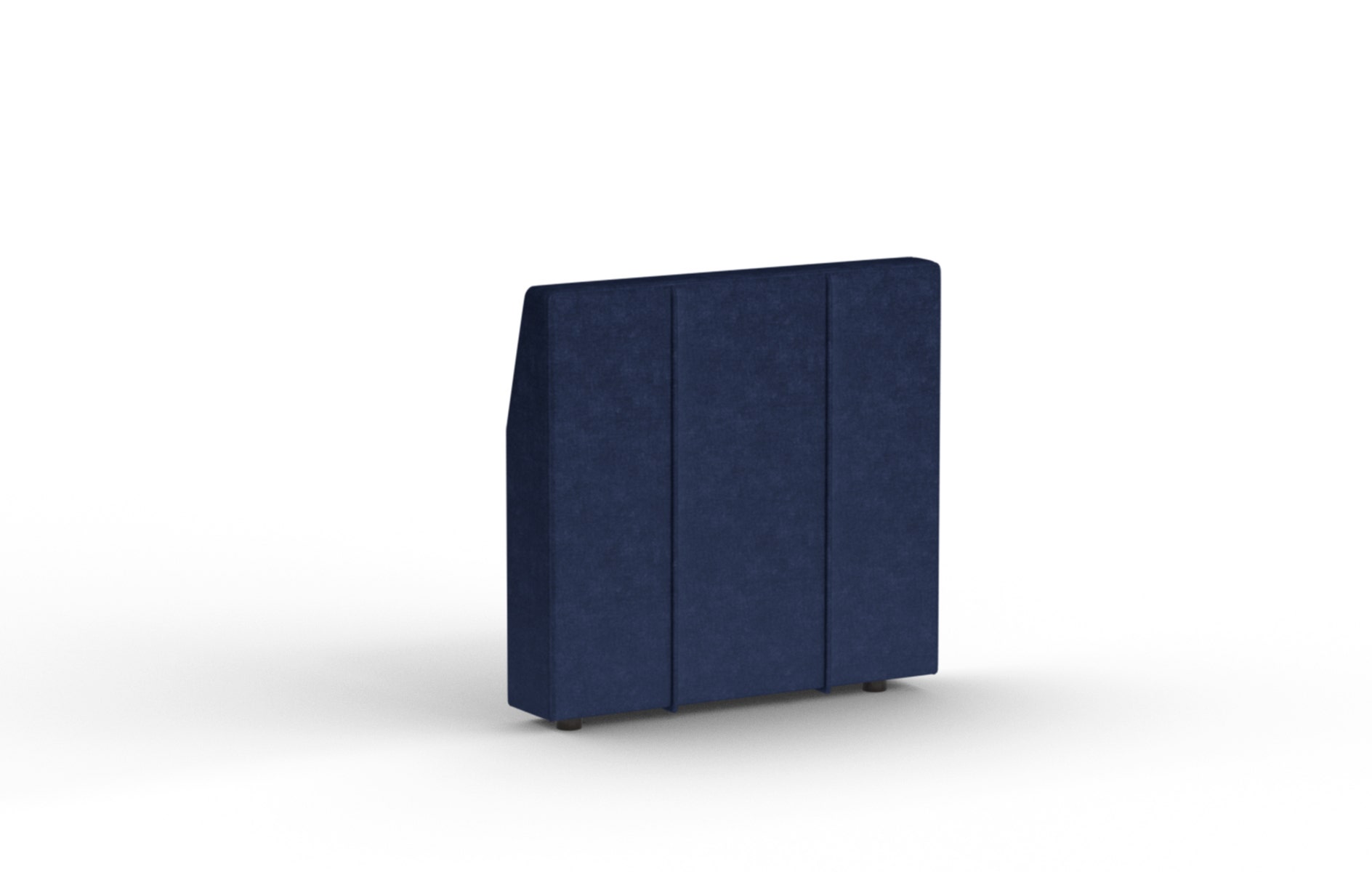 Deep Angled Side Insert & Cover: Sapphire Navy Corded Velvet