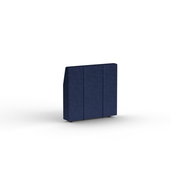 Deep Angled Side Insert & Cover: Sapphire Navy Corded Velvet