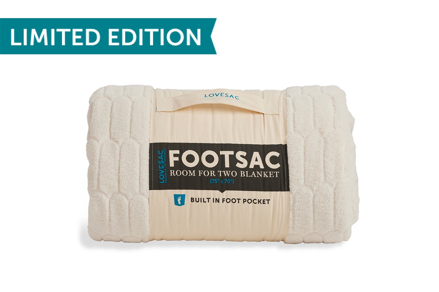 Lovesac shop foot blanket