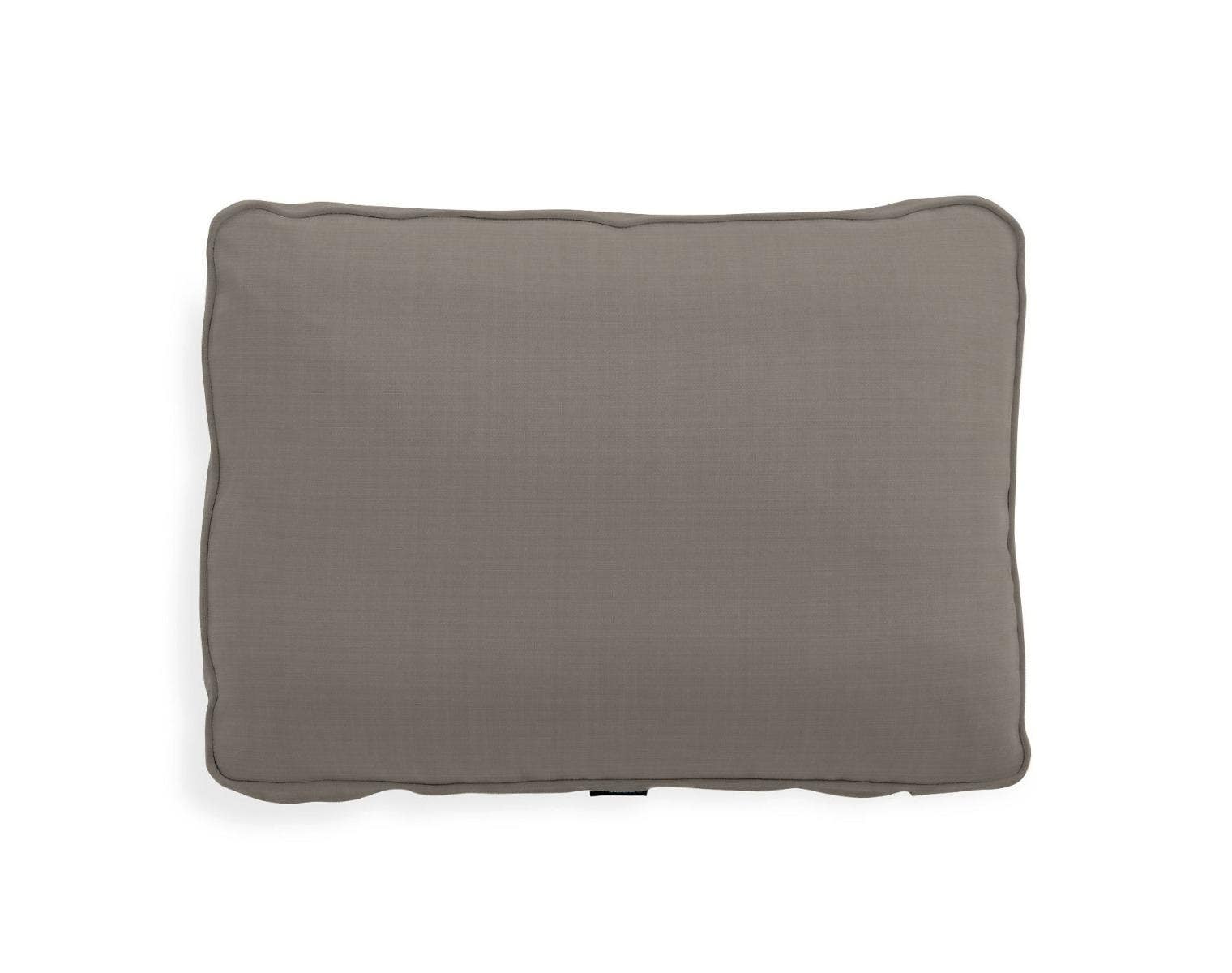 Lovesac Deep Back Pillow Cover Stone Solid Polylinen