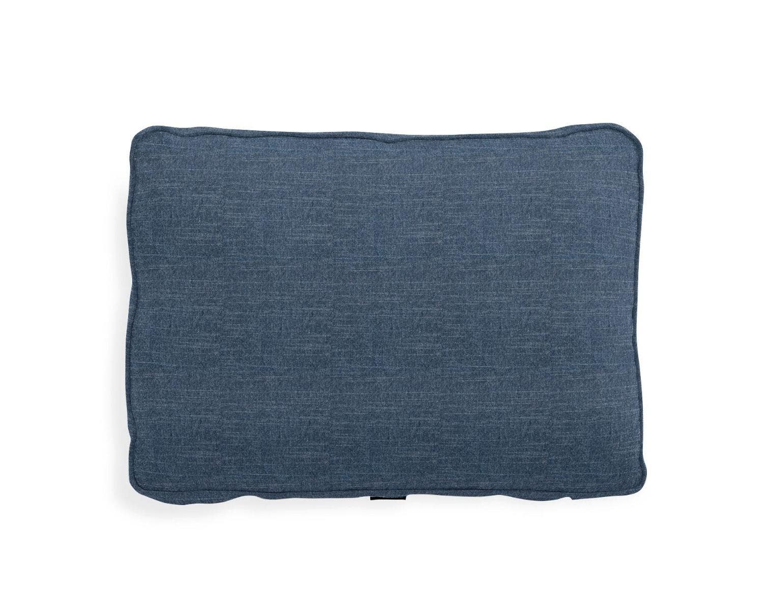 Deep Back Pillow Cover Vintage Blue Rained Chenille