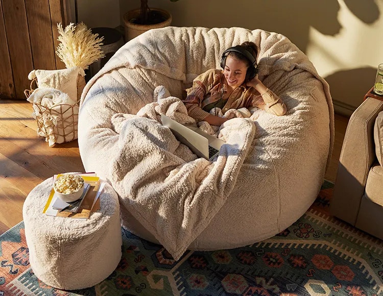 Jaxx® Lounger 7ft. Giant Bean Bag Couch | Jaxxbeanbags.com