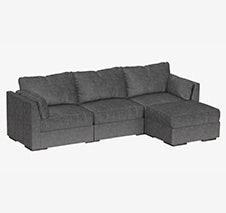 Lovesac - Sactionals Roll Arm Drink Holder: Weathered Ash - Lovesac