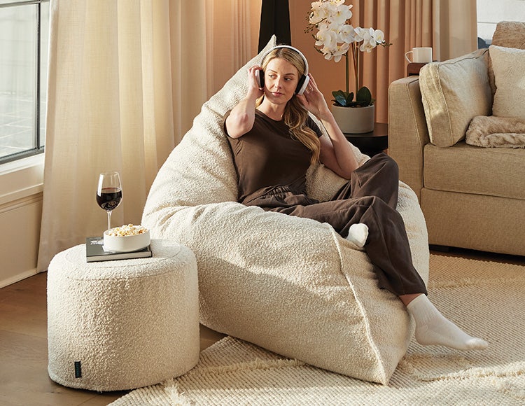 Huge Giant Bean Bags | CordaRoy's Convertible Bean Bags
