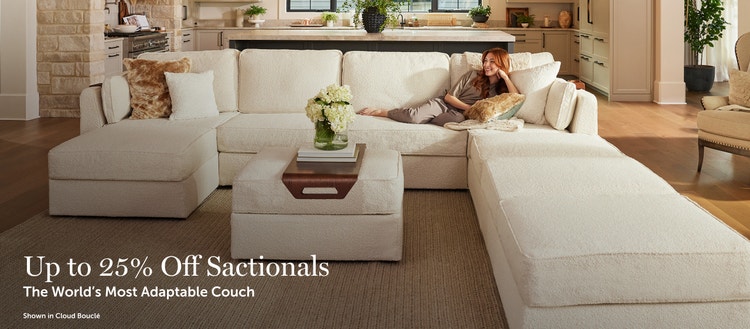 Women lounging on Lovesac sectional couch.