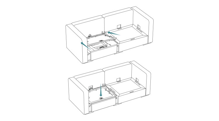 Reclining Seat Lid installation.