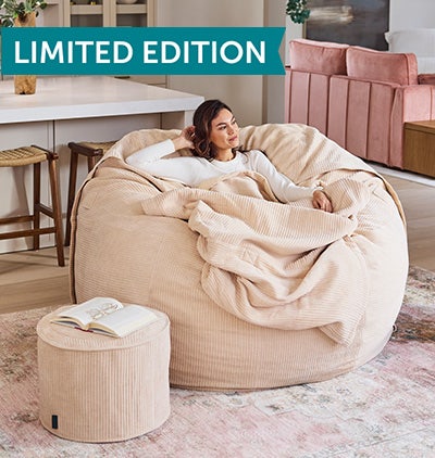 Lovesac Solstice limited edition beanbag chair Sac Bundles