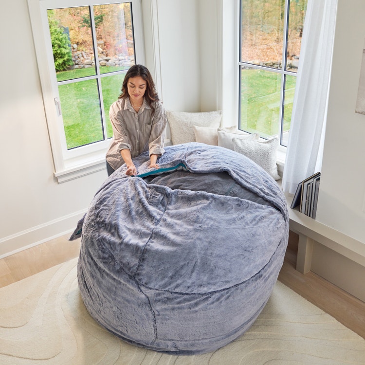Lovesac SuperSac beanbag chair