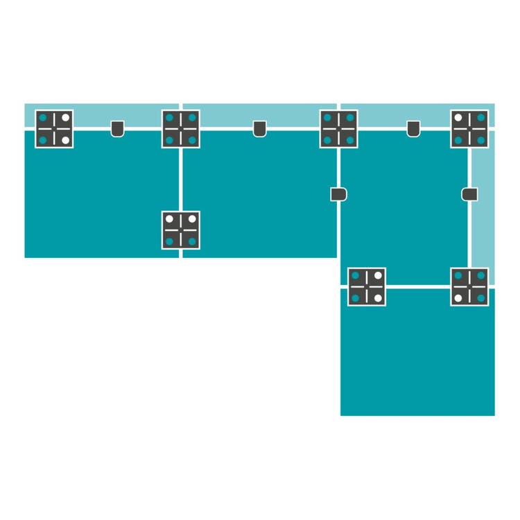 4 + 4 Chaise
