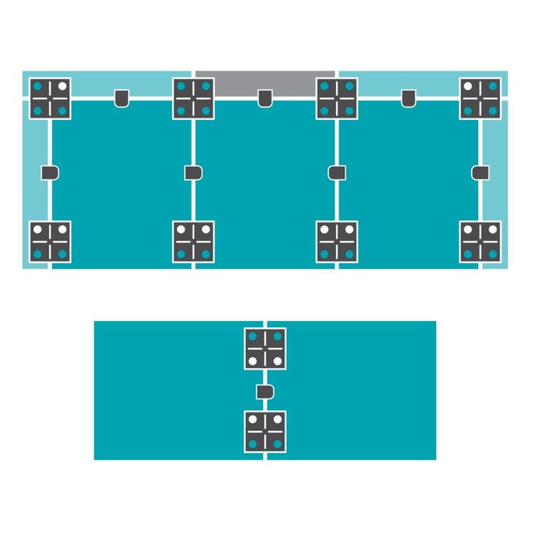 5+5 Deep Long Sofa