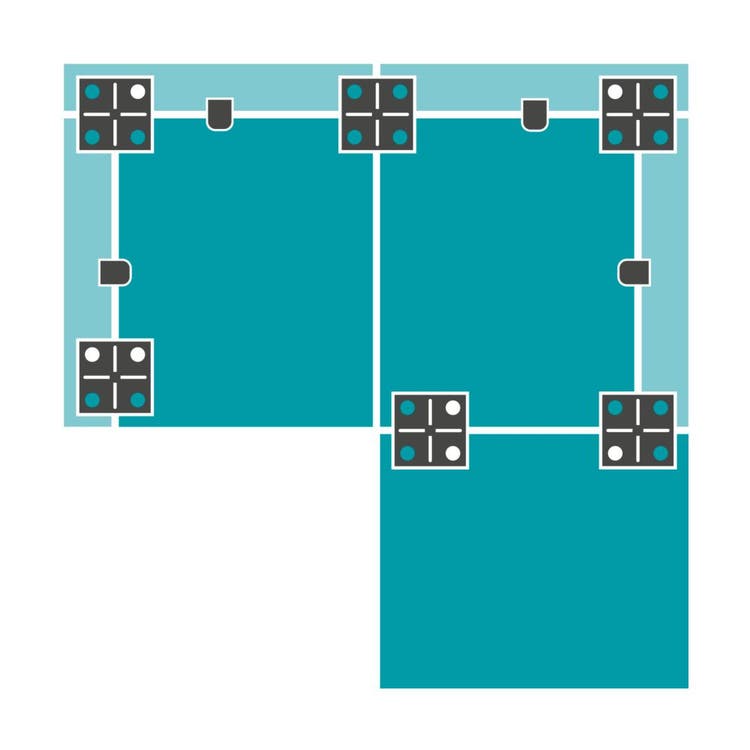 3+4 Deep Love Seat
