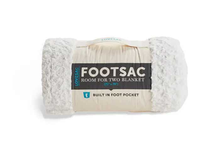 Room for Two Footsac Blanket: Alpine Swirl Phur - Lovesac