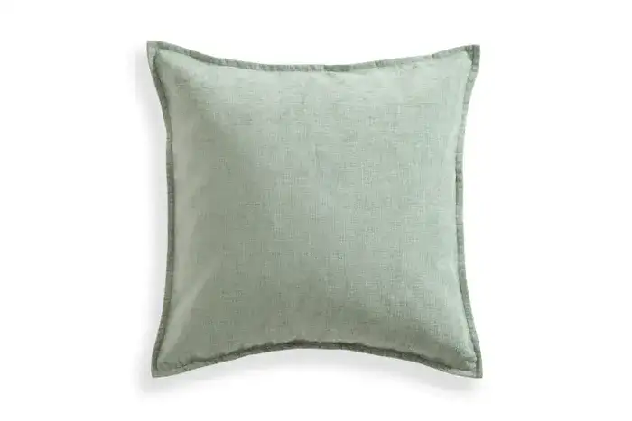 24x24 Throw Pillow Cover: Seagrass Chenille