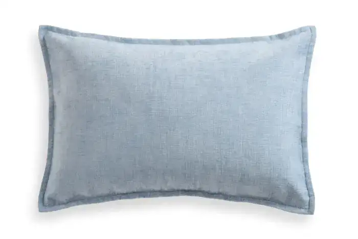 24x16 Throw Pillow Cover: Ocean Chenille