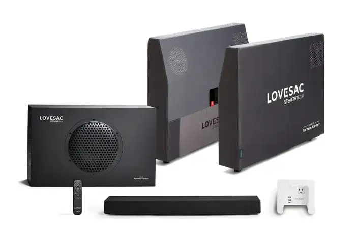 6 Speaker Angled Side Immersive Sound + Charge System