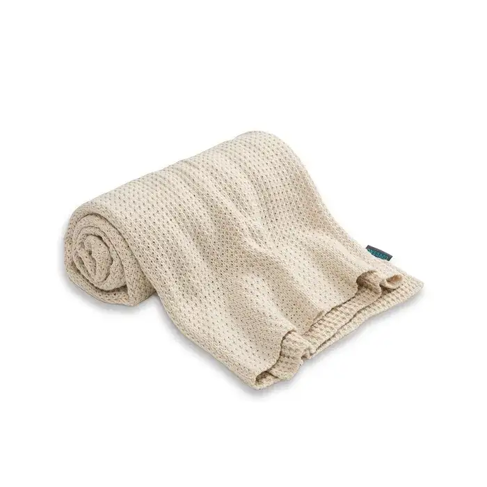 Throw Blanket: Natural Knit