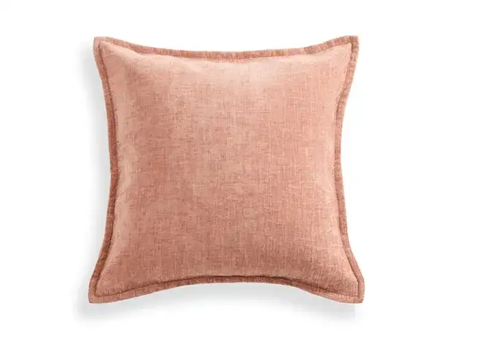 18x18 Throw Pillow Cover: Sunset Chenille