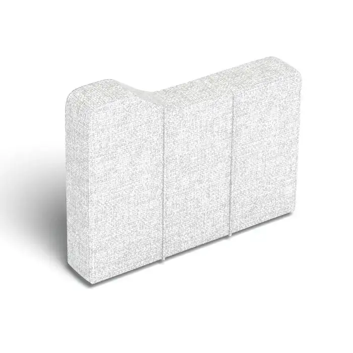 Swept Arm Side Cover: R: Glacier Crossweave