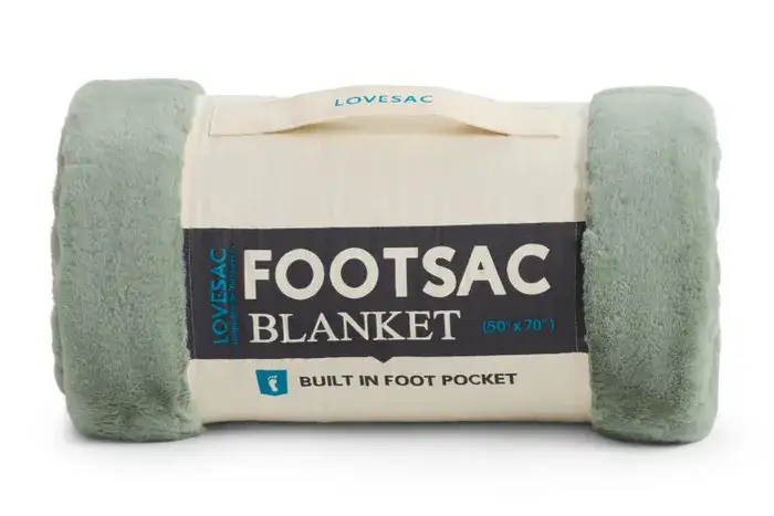 Footsac Blanket: Seagrass Plush Phur