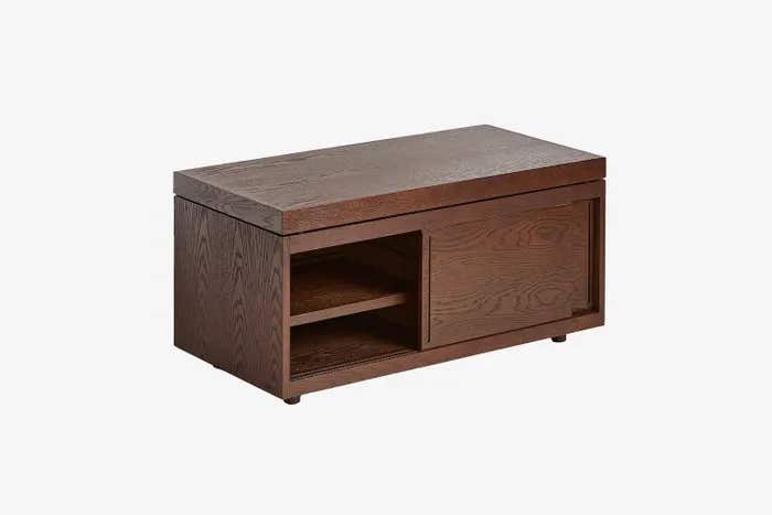 Lovesac - AnyTable with 2-Shelves: Dark Brown