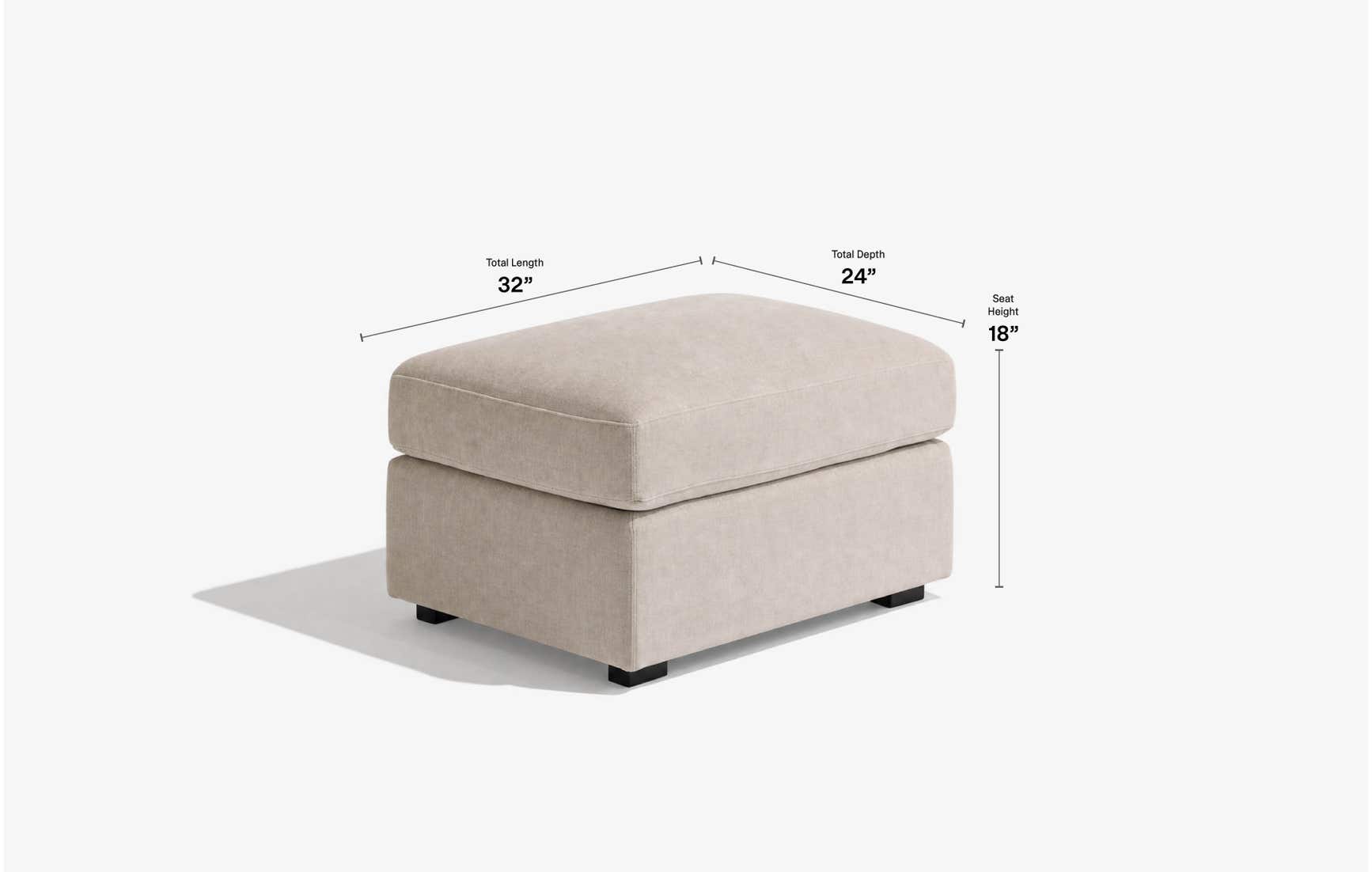 ottoman dimensions