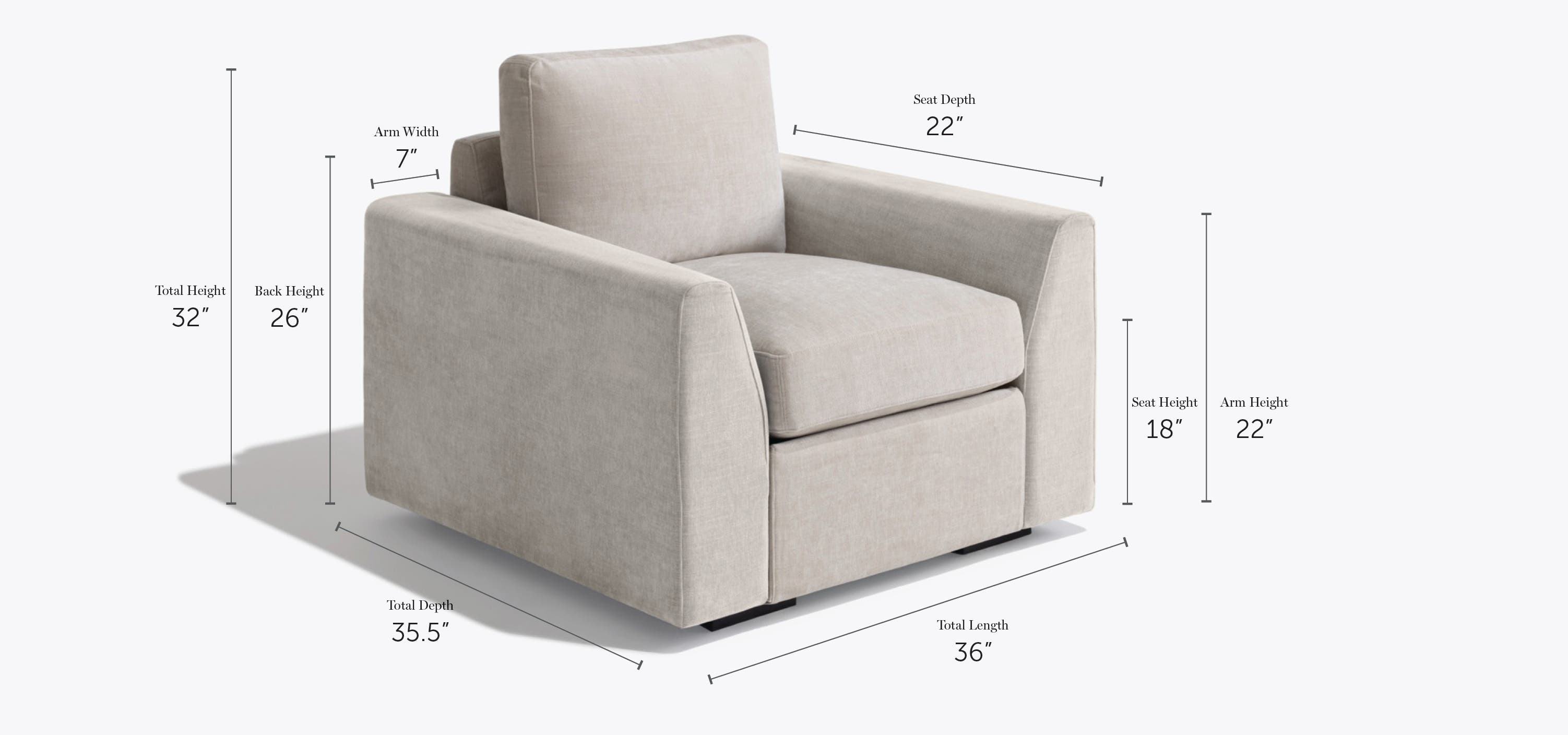 chair dimensions